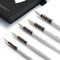 ARTIFY 5PCS Professional Natural Goat Hair Quill Watercolor Brushes | Mop Round Fine Tip Detail Watercolor Paint Brush Set | Ideal for Watercolor and Gouache Painting | Sizes #0, 2, 4, 6, 8